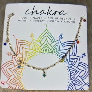 Chakra Dainty Gold Plated NWT Necklace By Francesca’s